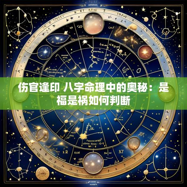 伤官逢印 八字命理中的奥秘：是福是祸如何判断
