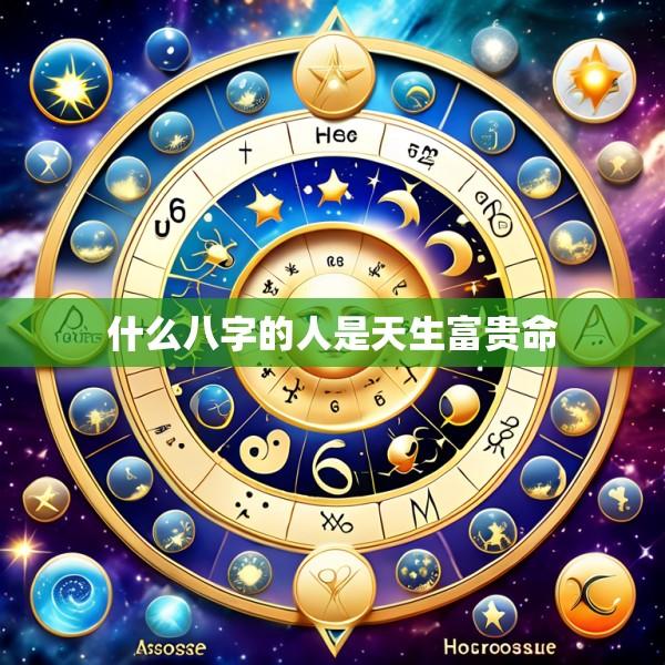 什么八字的人是天生富贵命