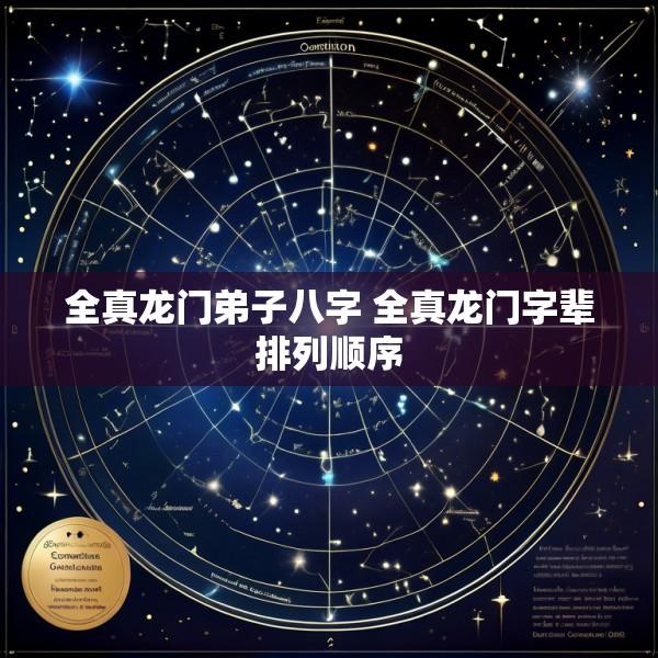 全真龙门弟子八字 全真龙门字辈排列顺序