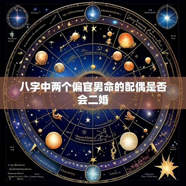 八字中两个偏官男命的配偶是否会二婚