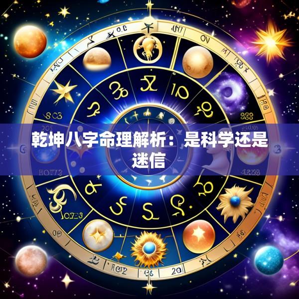 乾坤八字命理解析：是科学还是迷信
