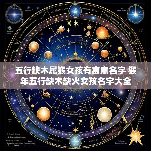 五行缺木属猴女孩有寓意名字 猴年五行缺木缺火女孩名字大全