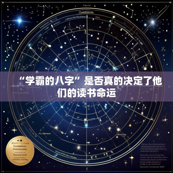 “学霸的八字”是否真的决定了他们的读书命运
