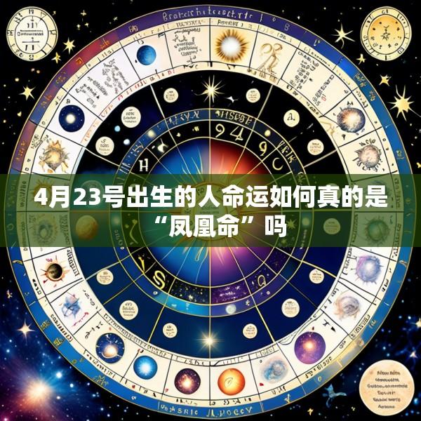 4月23号出生的人命运如何真的是“凤凰命”吗
