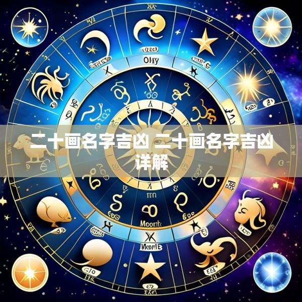 二十画名字吉凶 二十画名字吉凶详解