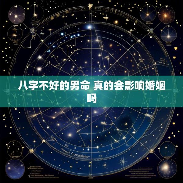 八字不好的男命 真的会影响婚姻吗
