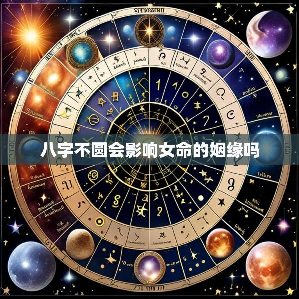 八字不圆会影响女命的姻缘吗