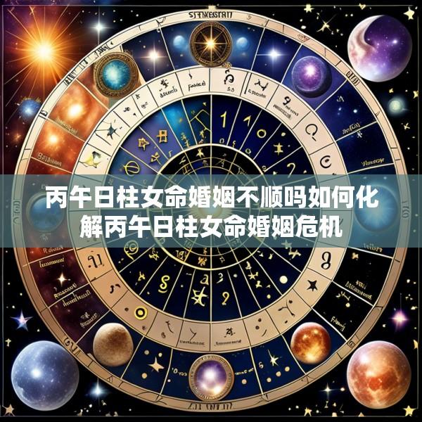 丙午日柱女命婚姻不顺吗如何化解丙午日柱女命婚姻危机