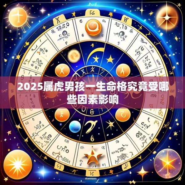 2025属虎男孩一生命格究竟受哪些因素影响