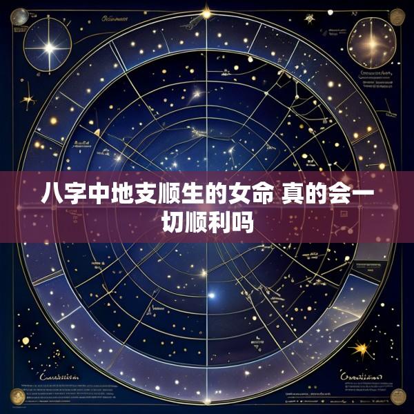 八字中地支顺生的女命 真的会一切顺利吗