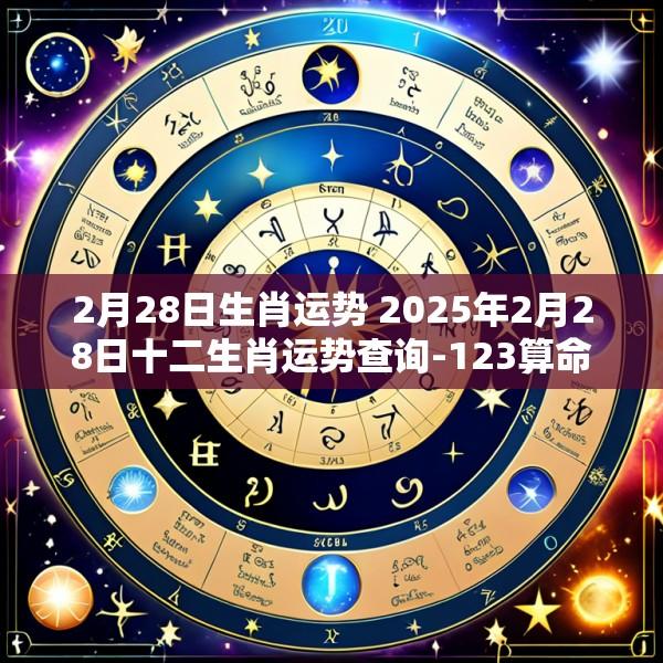 2月28日生肖运势 2025年2月28日十二生肖运势查询-123算命网