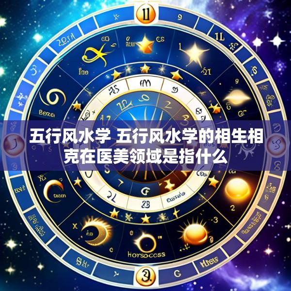 五行风水学 五行风水学的相生相克在医美领域是指什么