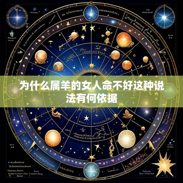 为什么属羊的女人命不好这种说法有何依据