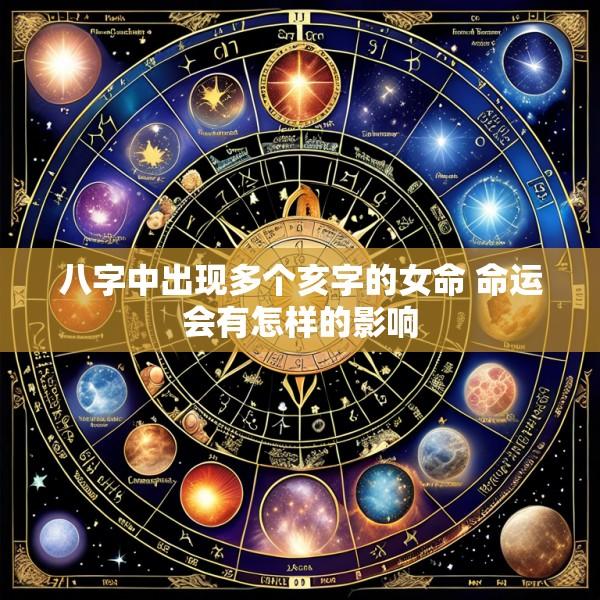 八字中出现多个亥字的女命 命运会有怎样的影响