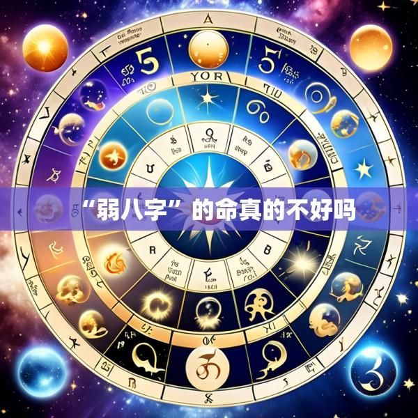 “弱八字”的命真的不好吗