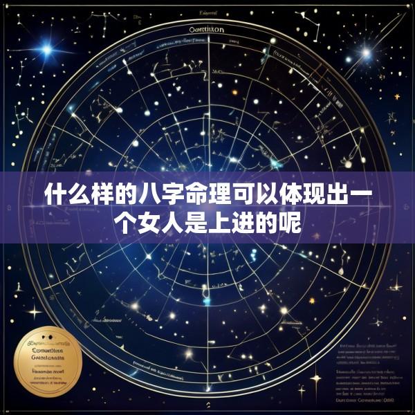 什么样的八字命理可以体现出一个女人是上进的呢