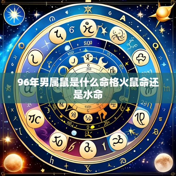 96年男属鼠是什么命格火鼠命还是水命