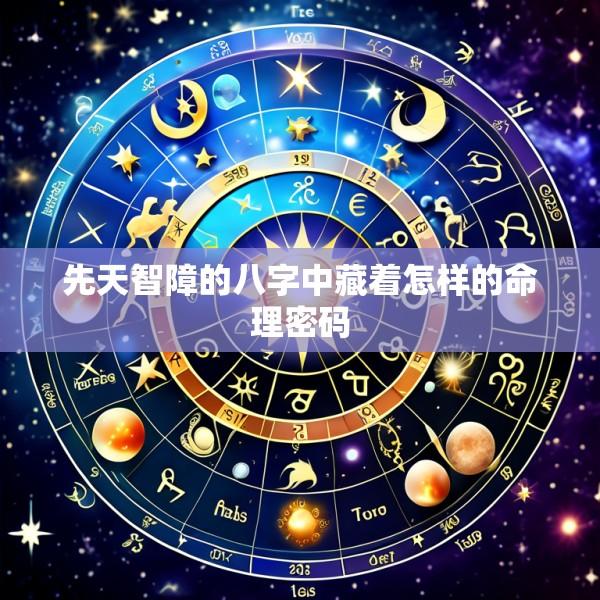 先天智障的八字中藏着怎样的命理密码
