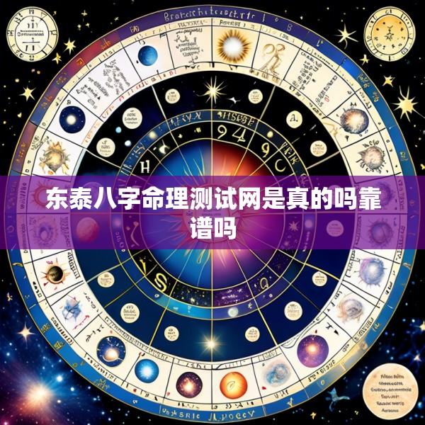 东泰八字命理测试网是真的吗靠谱吗