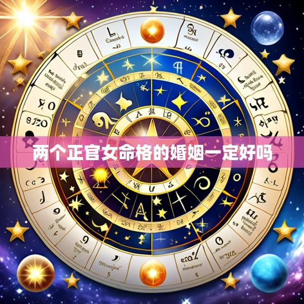 两个正官女命格的婚姻一定好吗