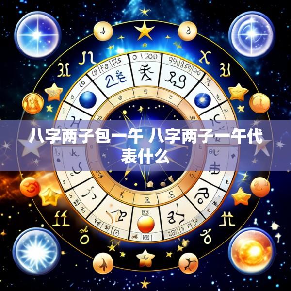 八字两子包一午 八字两子一午代表什么