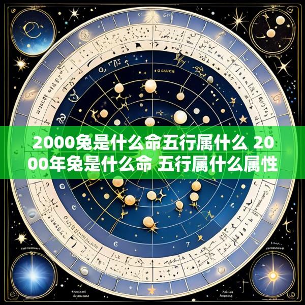 2000兔是什么命五行属什么 2000年兔是什么命 五行属什么属性