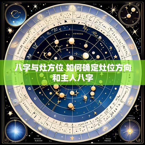 八字与灶方位 如何确定灶位方向和主人八字