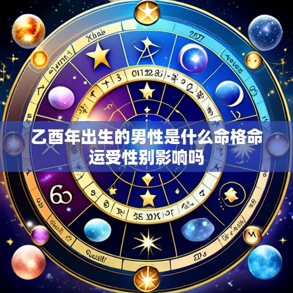 乙酉年出生的男性是什么命格命运受性别影响吗