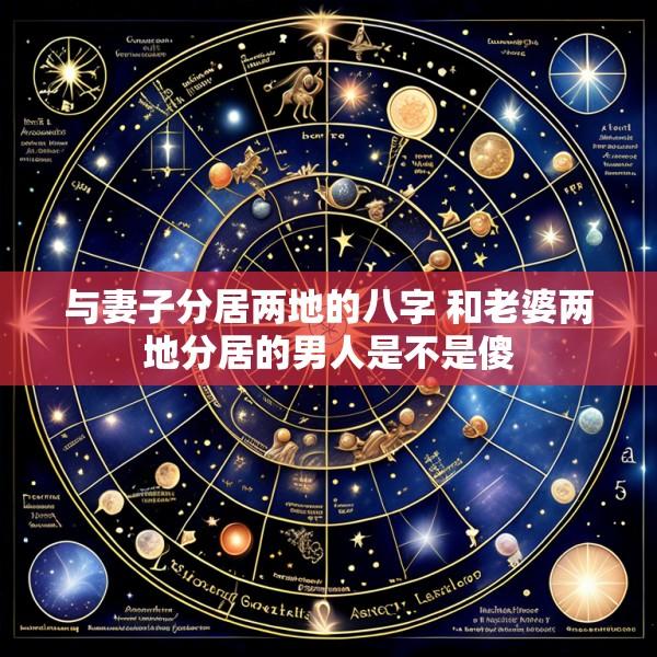 与妻子分居两地的八字 和老婆两地分居的男人是不是傻