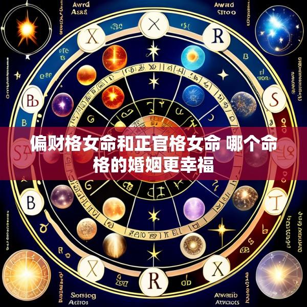 偏财格女命和正官格女命 哪个命格的婚姻更幸福