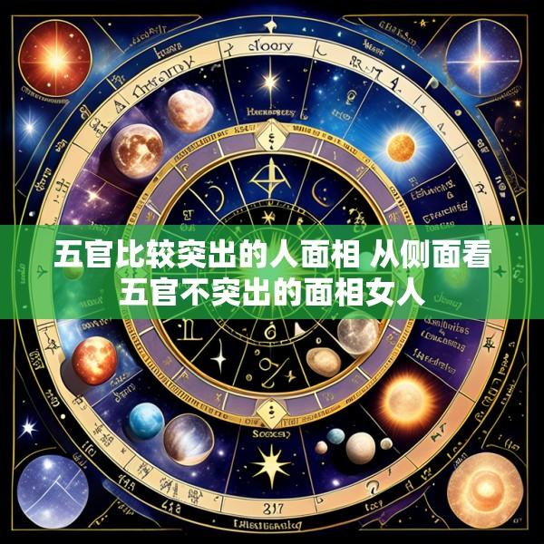 五官比较突出的人面相 从侧面看五官不突出的面相女人
