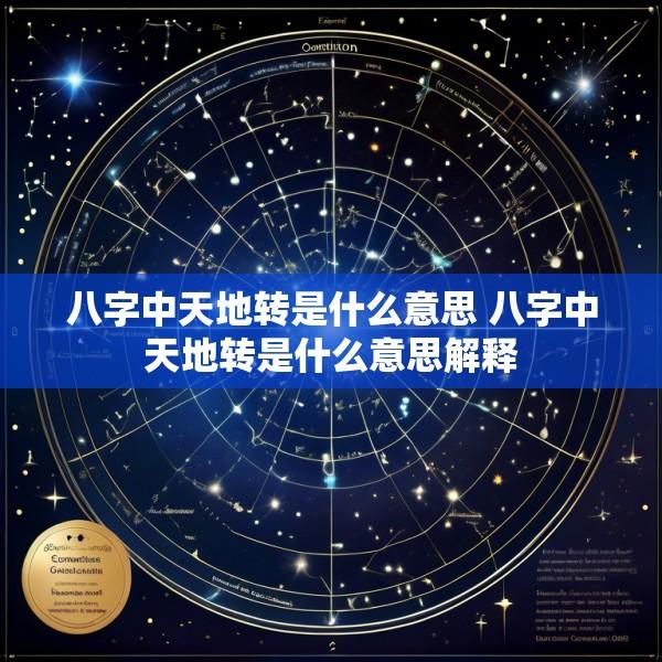 八字中天地转是什么意思 八字中天地转是什么意思解释