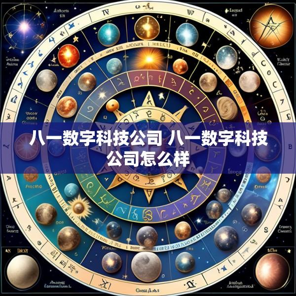八一数字科技公司 八一数字科技公司怎么样