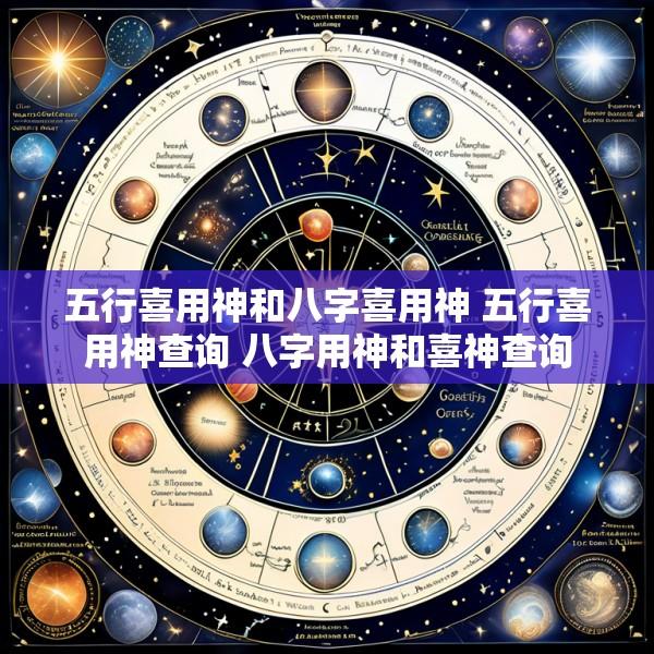 五行喜用神和八字喜用神 五行喜用神查询 八字用神和喜神查询