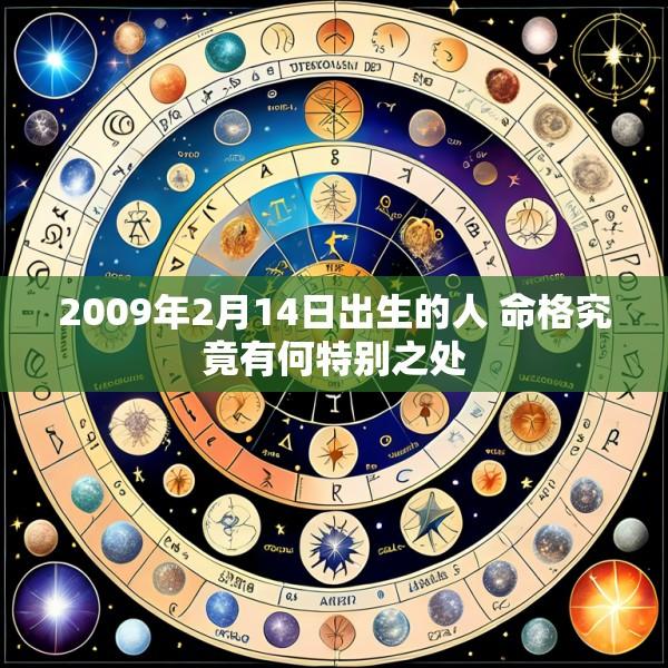 2009年2月14日出生的人 命格究竟有何特别之处