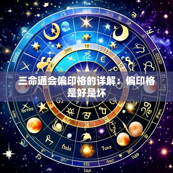 三命通会偏印格的详解：偏印格是好是坏