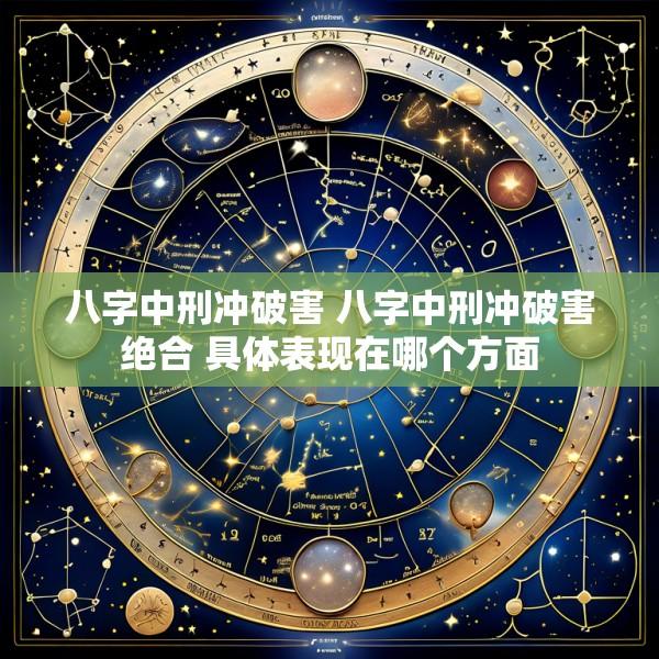 八字中刑冲破害 八字中刑冲破害绝合 具体表现在哪个方面