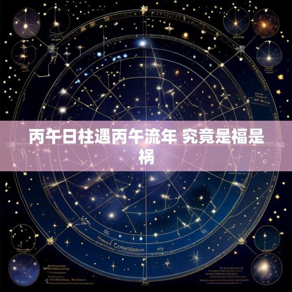 丙午日柱遇丙午流年 究竟是福是祸
