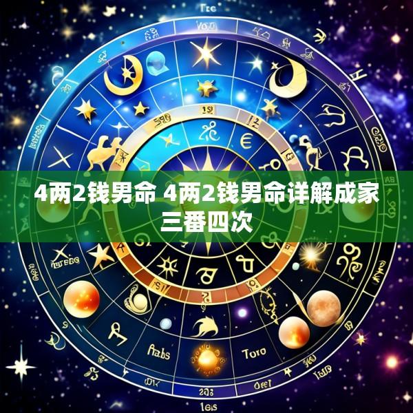 4两2钱男命 4两2钱男命详解成家三番四次