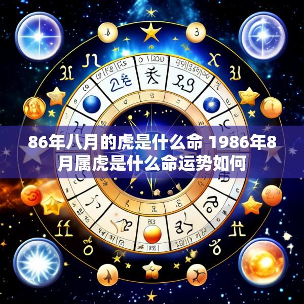 86年八月的虎是什么命 1986年8月属虎是什么命运势如何