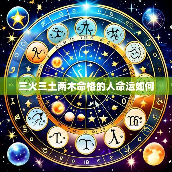 三火三土两木命格的人命运如何