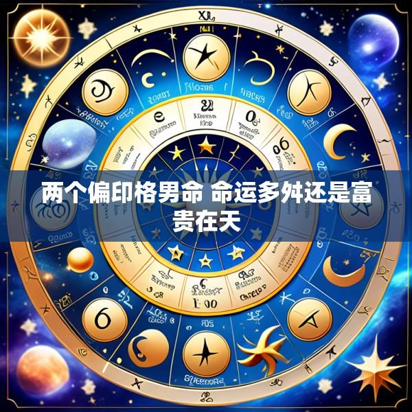 两个偏印格男命 命运多舛还是富贵在天
