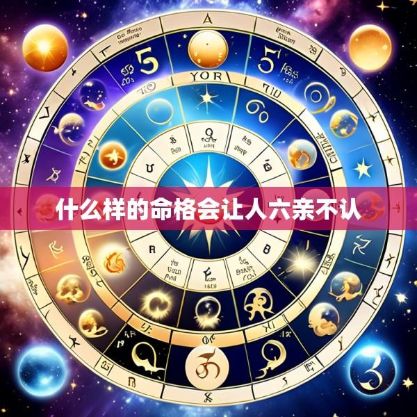 什么样的命格会让人六亲不认