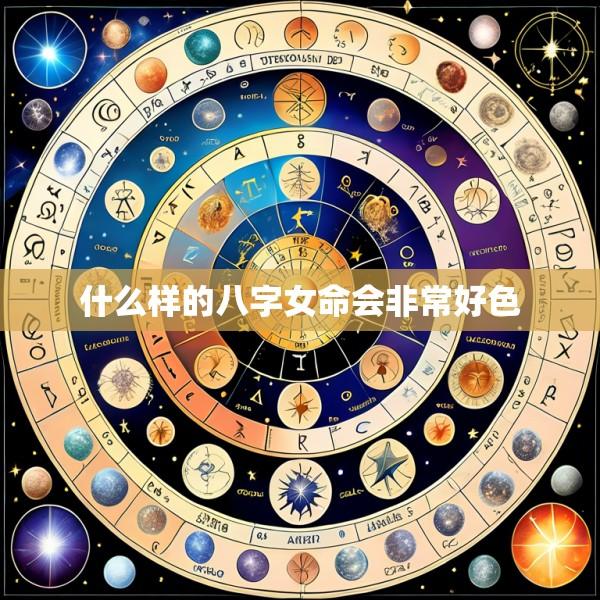 什么样的八字女命会非常好色