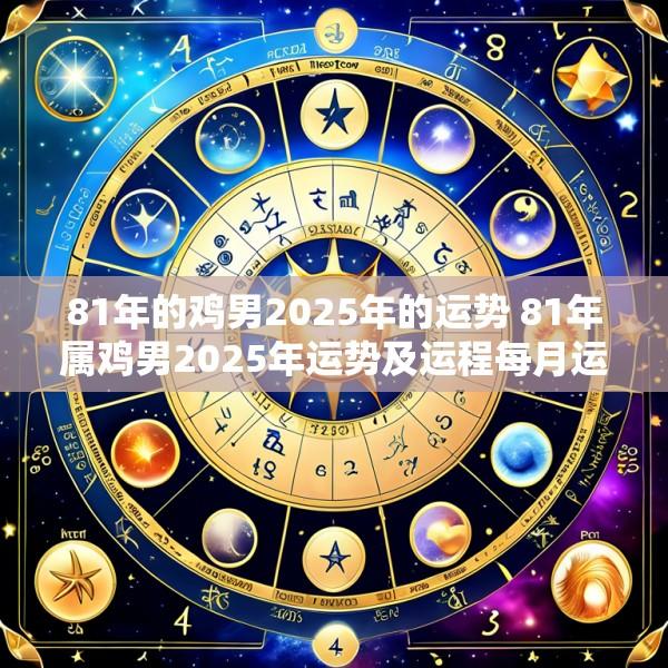 81年的鸡男2025年的运势 81年属鸡男2025年运势及运程每月运程男