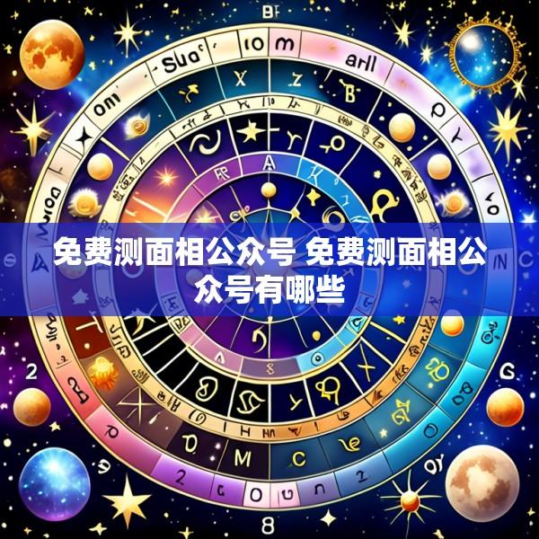 免费测面相公众号 免费测面相公众号有哪些