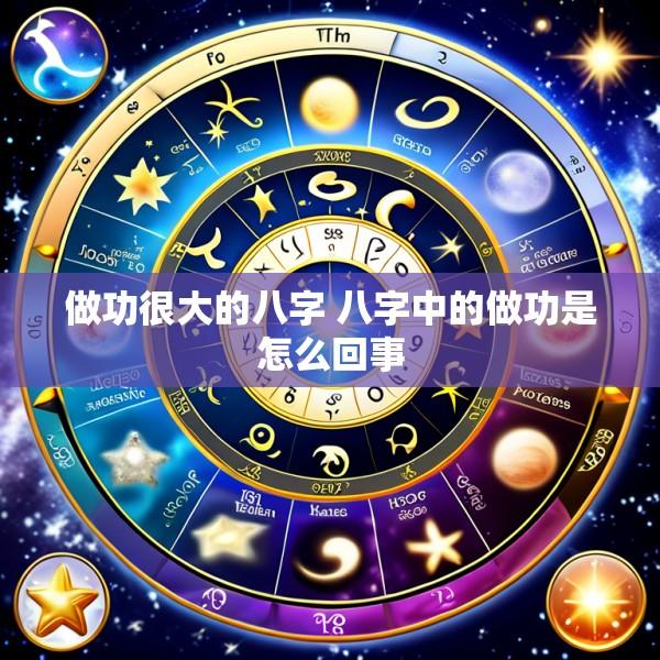 做功很大的八字 八字中的做功是怎么回事