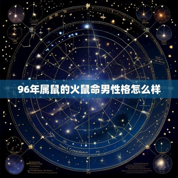 96年属鼠的火鼠命男性格怎么样