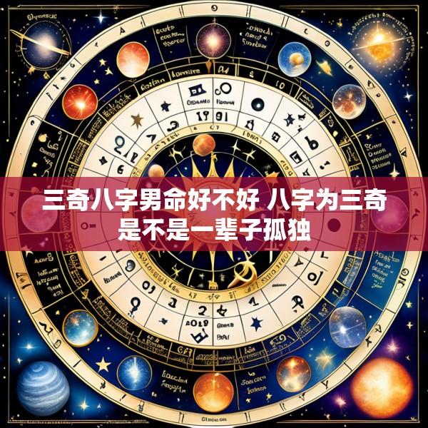 三奇八字男命好不好 八字为三奇是不是一辈子孤独