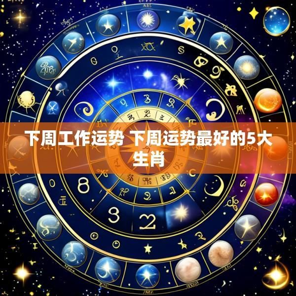下周工作运势 下周运势最好的5大生肖